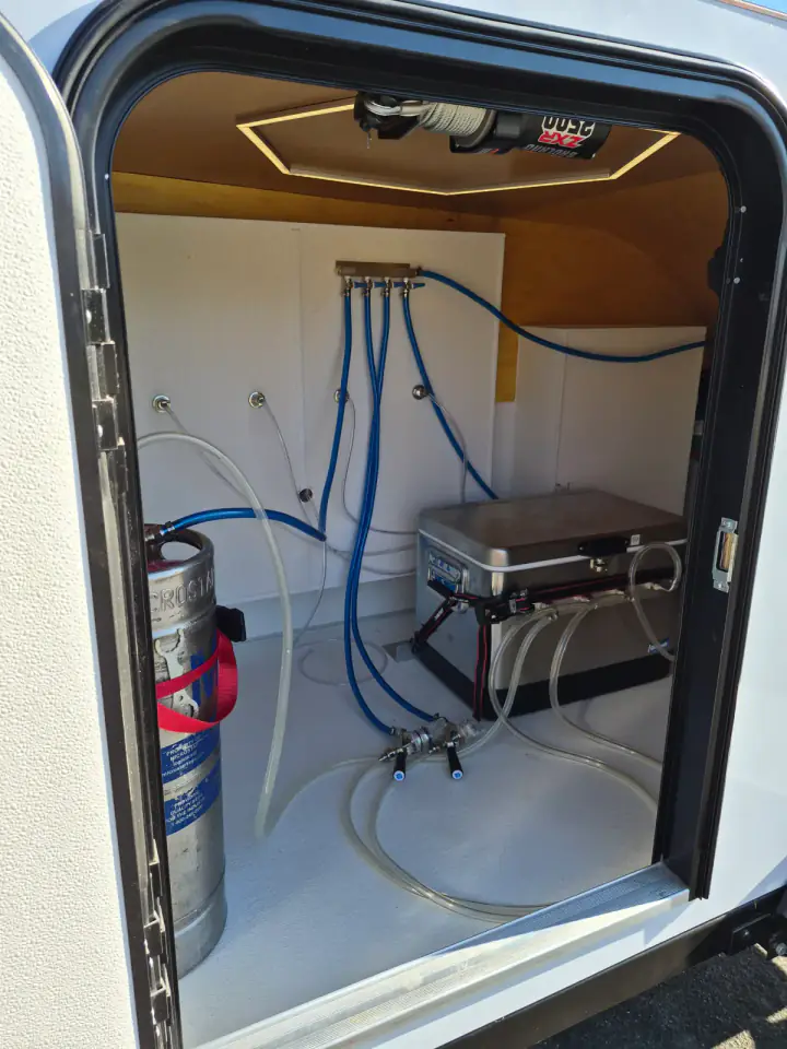 Mobile bar at an event